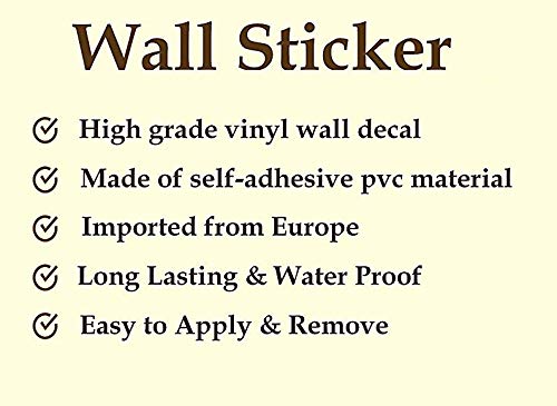 Walltech Combo of 4 Wall Sticker Love Birds with Hearts-(125 x 85 cms) | Tribal Lady-(180 x 60 cms) | Yogi Buddha-(90 x 60 cms) | Valentine My Love Old-(60 x 60 cms) - Material Vinyl