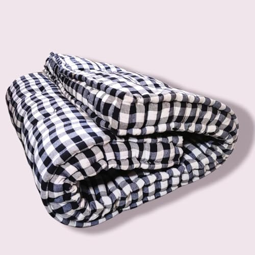 IMSMARTMART 4X6 5 inch Double Cotton MattressBreathable, Comfort and Support, Durable, Seasons, Ideal for Sensitive Skin (L x W: 48 inch x 72 inch)