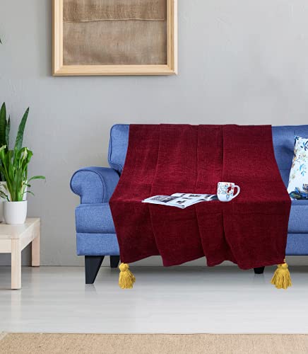 Fashion Throw Sofa Throw, Throws for Sofa and Couch, Sofa Throws for 3 Seater Christmas (Size : 70X55 inch)