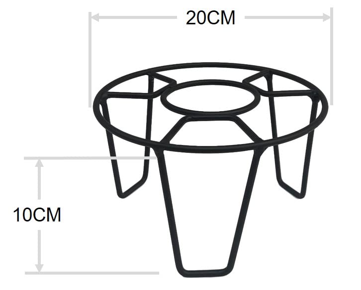 ORCHID ENGINEERS Pack of 15 Flower pot stand | Planter stand for Balcony | Plant stand indoor | Gamla stand | Flower pot stand of Iron stand | Garden stand | Pot stands for indoor plants | plant pot stand ( Pack 15) Black