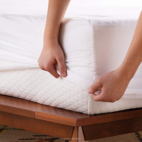 Full, White : LINENSPA 600 Thread Count Ultra Soft, Deep Pocket Cotton Blend Sheet Set - Full - White