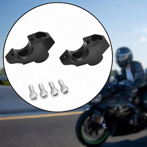 CALANDIS™ Handlebar Riser Kit for Honda Xadv 750 17-20 Sturdy Accessory Aluminum Alloy Black | Risers | Handlebars, Grips Levers | Motorcycle Parts