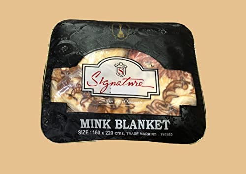 Signature Single Bed Mink Blanket (Bronze, skin_friendly, Pack of 1)