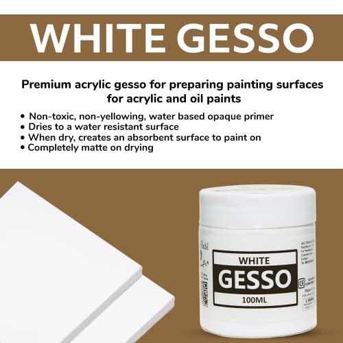 Little Birdie ACRYLIC GESSO WHITE 100ML BOTTLE