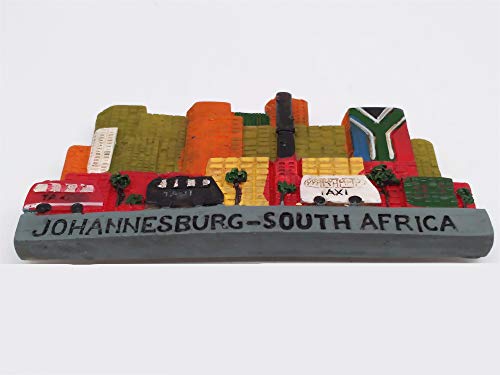 3D Johannesburg South Africa Fridge Magnet Travel Souvenir Gift,Home & Kitchen Decoration Magnetic Sticker,South Africa Refrigerator Magnet Sticker