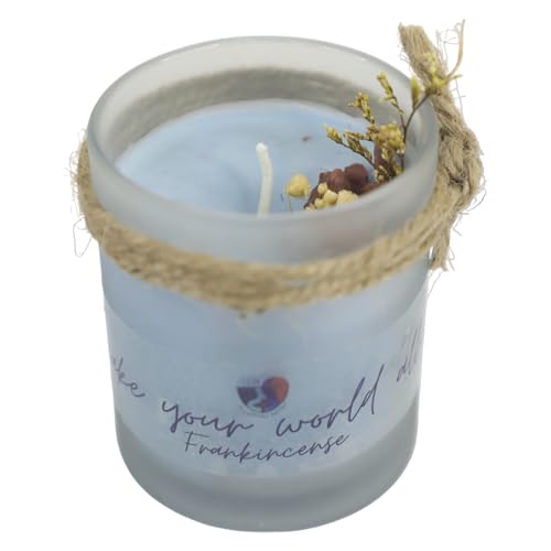 Alluring Artsy Alluring Relaxing Medium Candle for Home Decor | Long Lasting | for Gifting (Transparent, Single)