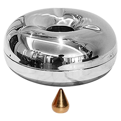MERISHOPP™ Round Cigarette Ashtray for Home Office Desktop Outdoor Without Wooden Stand