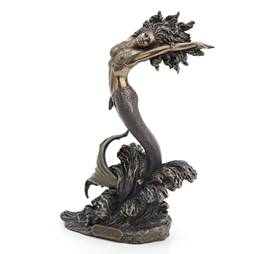 Veronese Design Ocean Goddess Yemaya Mother of The Seas Bronze Finish Statue