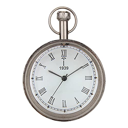 Wrap Your Wish || Glass and Nickel Table Clock with Handel