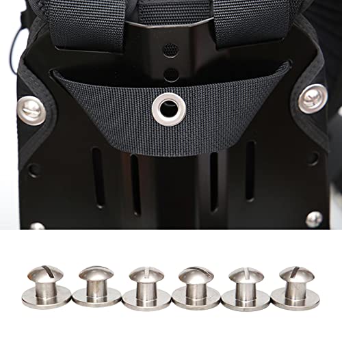 LOOM TREE® 6X Scuba Diving Back Plate Book Screw for BCD Attachment 316 Stainless Steel | Sporting Goods | Water Sports | Scuba & Snorkeling | Other Scuba & Snorkeling