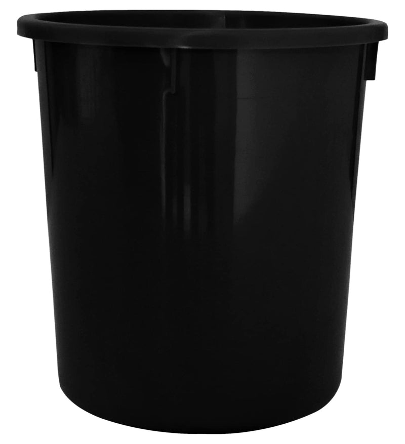 Heart Home Plastic Open Plastic Dustbin Without Lid|Garbage Bin For Home, Kitchen, Office, 5Ltr. (Black)-47HH01029