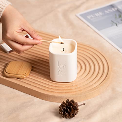 Square Home Candle (Love Lives Here)