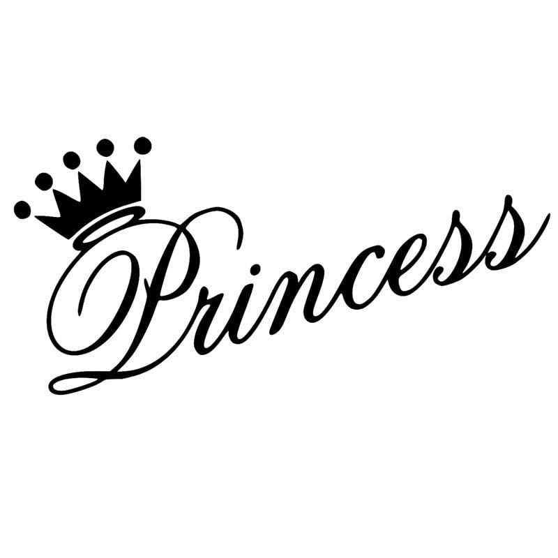 GADGETS WRAP Vinyl Wall Decal Sticker Princess Dazzling Crown