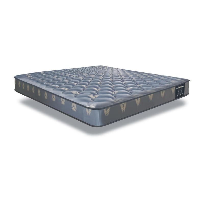 Rhythm Elite Dual Mattress|Reversible Mattress|10 Years Warranty |Soft & Firm Support|High Resilience (HR) Foam|Single Size Bed Mattress (75x70x4)