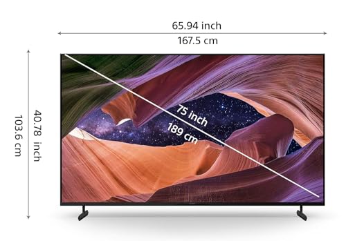 Bravia 189 cm 4K Ultra HD Smart LED Google TV (Black) (75 inches)