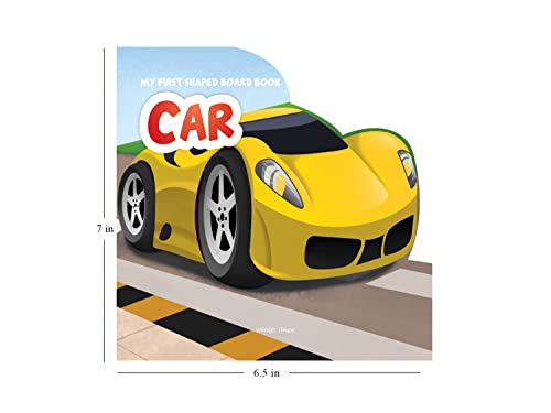 My First Shaped Board Books For Children: Transport - Car [Board book] Wonder House Books