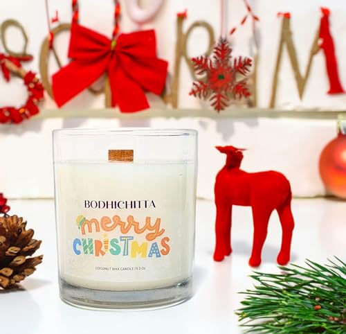 Bodhichitta Christmas Festive Bliss Candle| Elevate Your Holidays with Aromatic Joy (Wax Weight 150gm)