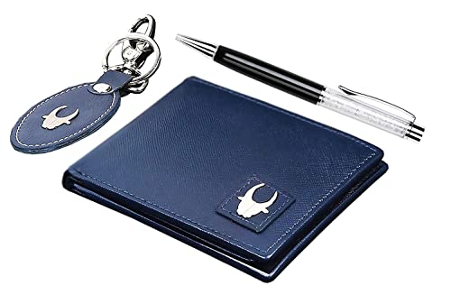 WildHorn Gift Hamper for Men I Leather Wallet, Keychain & Pen Combo Gift Set I Gift for Friend, Boyfriend,Husband,Father, Son etc