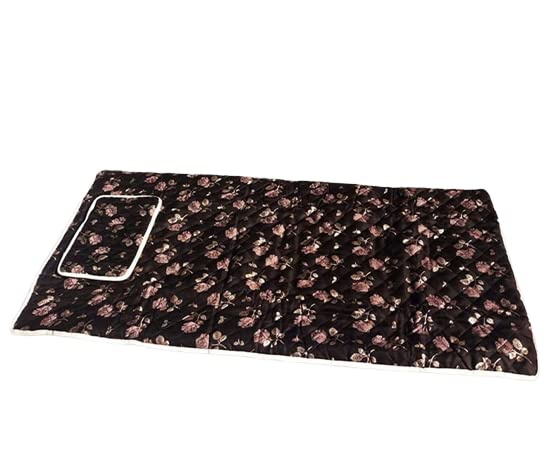 SHIMPA ENTERPRISE BEST SLEEPING MAT,ENERGY MATTRESS with 1 Pillow (BROWN FLOWER)