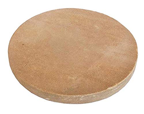 URBAN HAAT Customized red Stone for Rubbing Sandal Wood and Herbal Medicine/Chandan Chakla (5 inch)