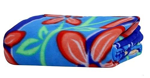 BAVA Multipurpose Light Weight Polar Fleece Single Bed AC Blanket Assorted, 60x90 Inch