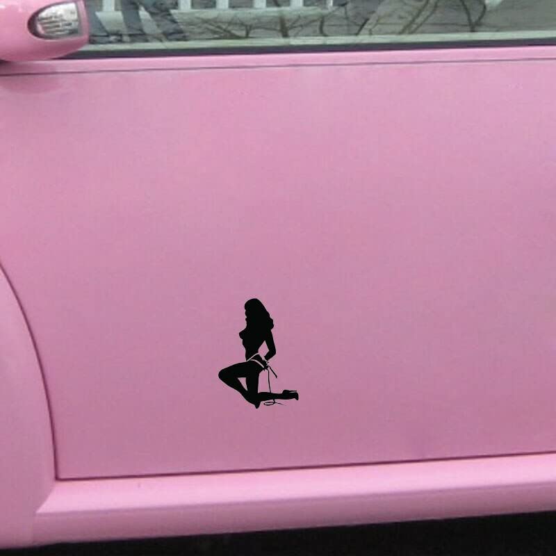 GADGETS WRAP Vinyl Wall Decal Sticker Binding Sexy Kneel Girl Car Sticker Advanced Design