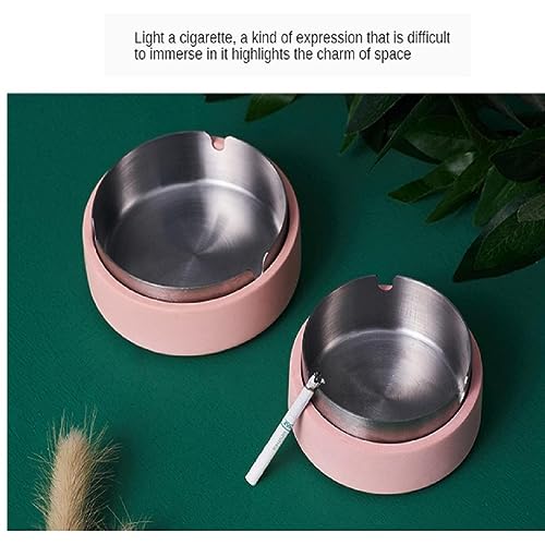 MYADDICTION Nordic Trend Personality Creative Home Large Stainless Steel Ashtray 1