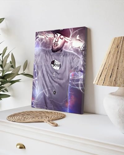 GADGETS WRAP Canvas Gallery Wrap Framed for Home Office Studio Living Room Decoration (9x11inch) - Mac Miller 2