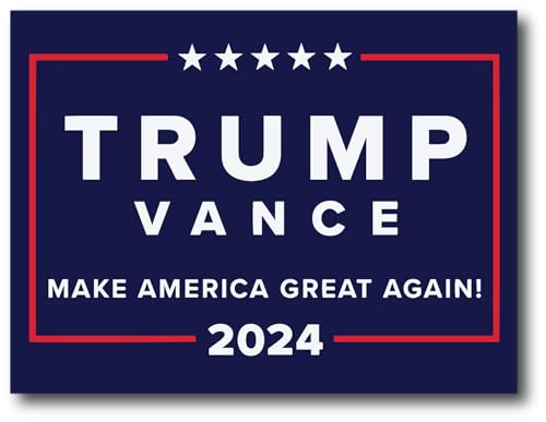 Trump Vance 2024 Magnet | 5-Inch by 3-Inch | Refrigerator Magnets | JD Vance