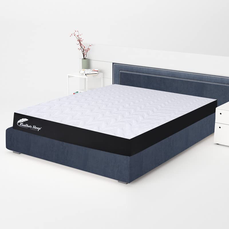 MemoTech Ortho Memory Charcoal Foam Mattress | Dual Side Hard and Soft | 3-Zone Memory Topper + Responsive Charcoal + High Resilience Foam (75x35x5) Single Bed Mattress