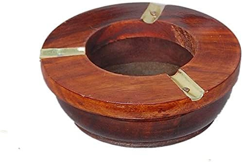 Zeguard Handicraft Wooden Handmade Antique Ashtray for Home & Car