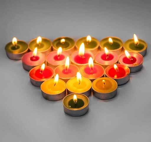 Bodhichitta Wax Colored Tealight Candles (Set of 200 Pcs) Scented Candles