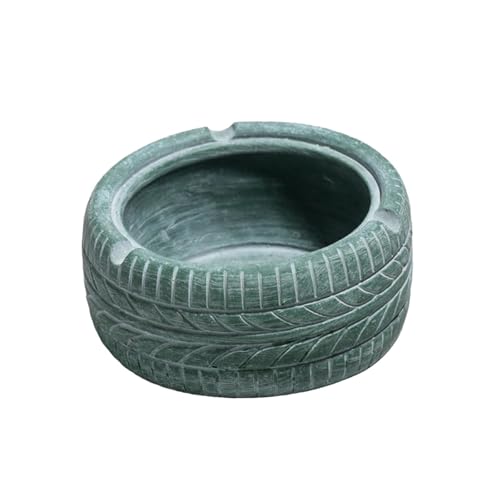 Tire Shape Ashtray Resin Decoration Ashtray for Living Room Home Accessories Green|Home & Garden|1 Tire Shape Ashtray