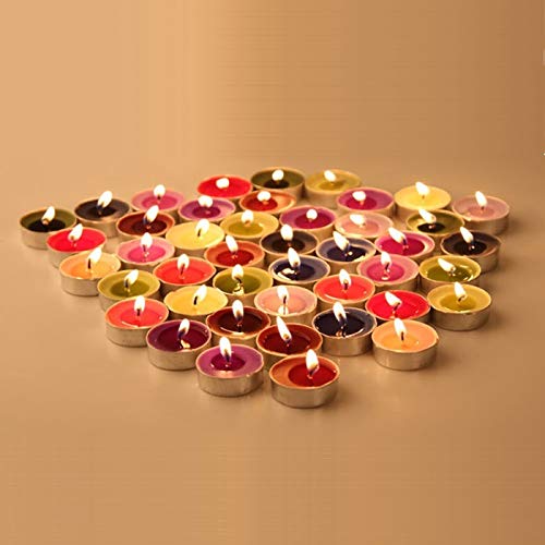 Bodhichitta Wax Colored Tealight Candles (Set of 200 Pcs) Scented Candles