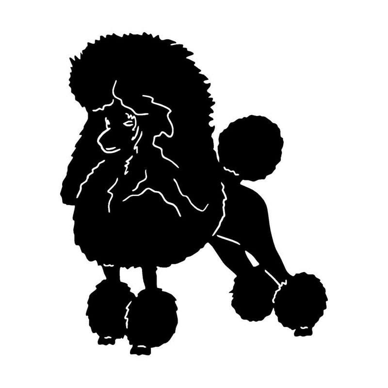 GADGETS WRAP Vinyl Wall Decal Sticker Poodle Creative Cartoon Window