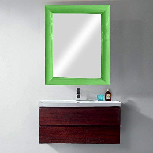 BAAL Fancy Mirror for Home Decoration, (Golden) - Pack of 1