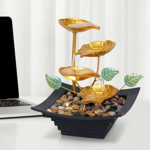 CALANDIS® Desktop Waterfall Fountain Indoor Relaxation Tabletop Fountain for Bedroom