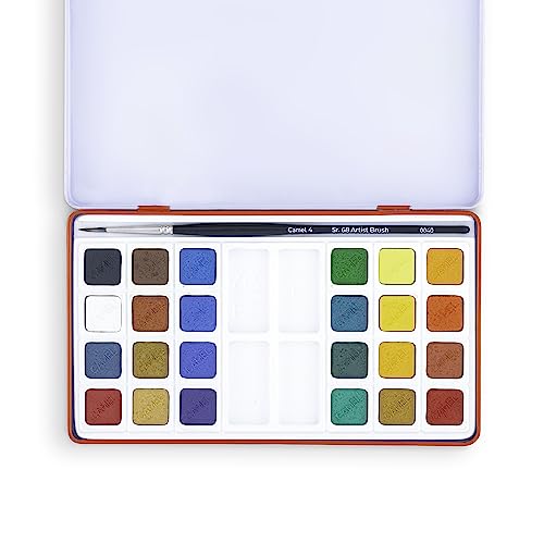 Camel Artist Water Colour Cake Set - Pack of 24 (Blue)