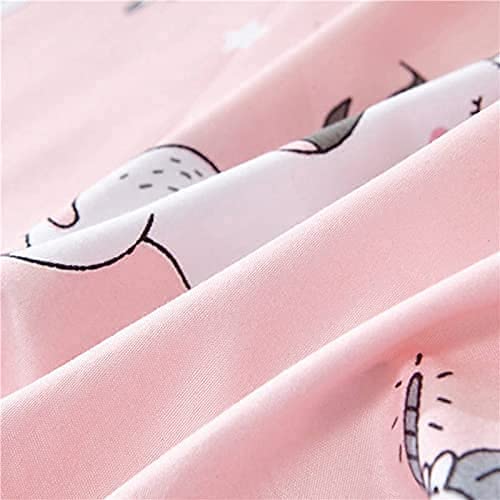 Magistic Super Soft Cartoon Print Microfiber Lightweight Reversible AC Dohar/Blanket (Unicorn Cartoon Print, Double Bed)