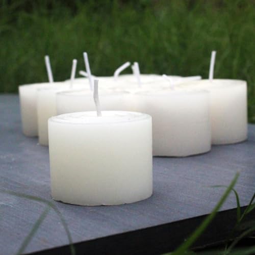 CRAFTLIPI Natural Aromatic Pillar Candles Stress Relief, Set of 12