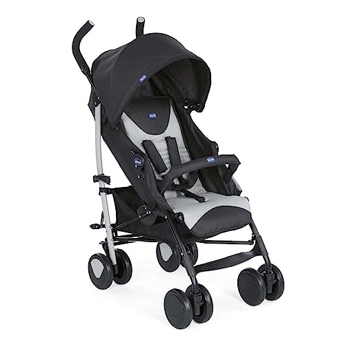 Chicco Echo Stroller with Bumper Bar, Pram for 0 to 5 years New Born / Baby / Toddler / Kid (Boy,Girl), Fully Reclining Backrest with 4 Positions, Adjustable Leg Rest, Compact Umbrella Fold with Easy to Carry Handle, 5-Point Safety Harness, Large Canopy w