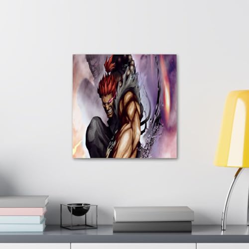 GADGETS WRAP Canvas Gallery Wrap Framed for Home Office Studio Living Room Decoration (10x10inch) - Akuma Street Fighter