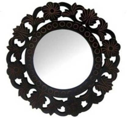 VAS Collection MDF Mirror Frame for Wall Decor,Bedroom,Living Room,Bathroom & Hallway,24"x24"(Black Antique)