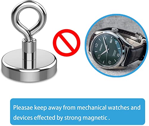 Magnetic Eye Hooks, 12PCS Strong Neodymium Magnet Loop Hooks for Hanging, Lights, Tools, Kitchen, Workplace, Office (Diameter0.62in)