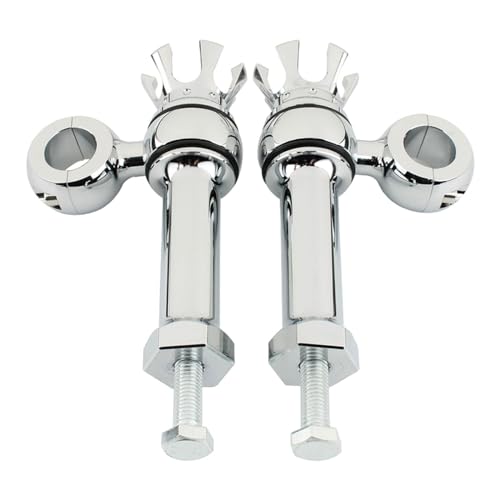 Enakshi (LABEL) Creations Motorcycle Handlebar Riser Universal for Dyna Fat Bob Cvo Fxdfse : 2009 SilverEbay Motors|Parts & Accessories|Motorcycle Parts|Handlebars Grips & Levers|Risers