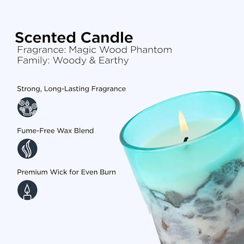 Urbane Home Scented Candles | Fragrance Candles | Candles for Wedding | Candles for Bedroom | Birthday Candles | Valentines Day Gifts Candles | DY-230706C | Green & White