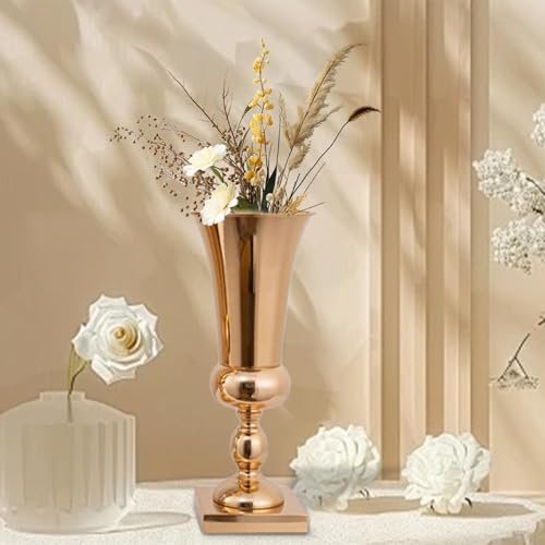 LOOM TREE® Centerpieces Vase Wedding Flower Trumpet Vase for Anniversary Table Birthday 15x19x43cm | Home D?©Cor | Vases