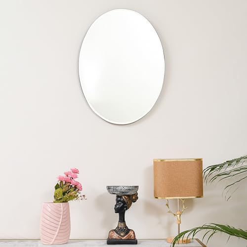 AMI Oval Designed Wall Mirror for Bedroom, Livingroom & Bathroom