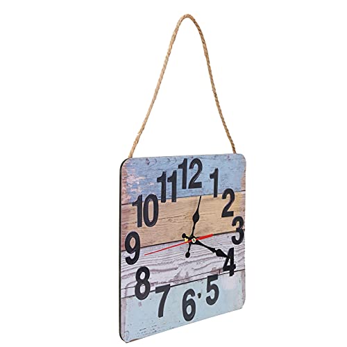 Clock, Quartz Clock Wooden Household Retro Style Large Number for Study Room for Living Room