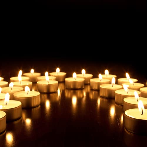 Bodhichitta Wax Tealight Candles (Set of 200 Pcs) Unscented Candles